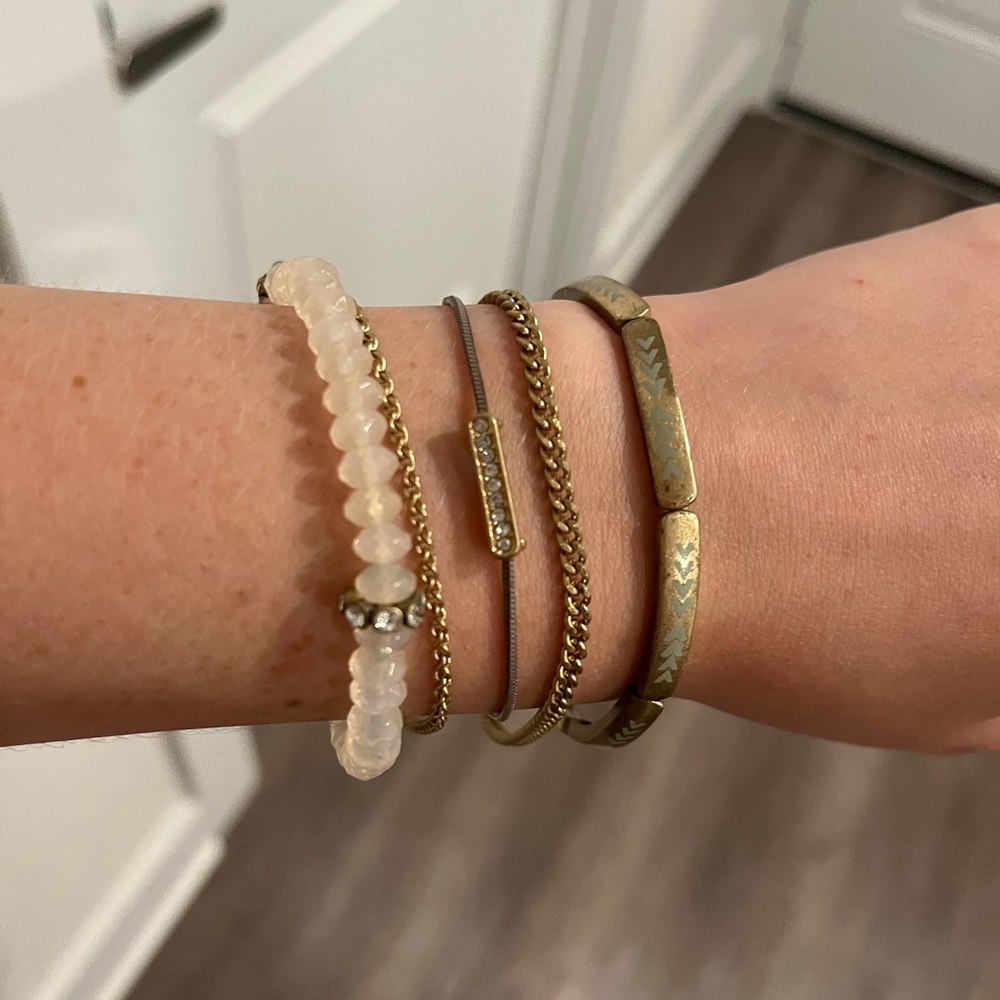 Gold Bracelet Stack